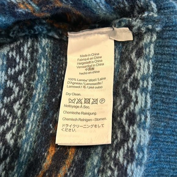 J. Crew Wool Fair Isle Sweater, Men’s size M - Picture 8 of 9